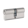Brass 6 pin double lock cylinder with keys and SS bolt