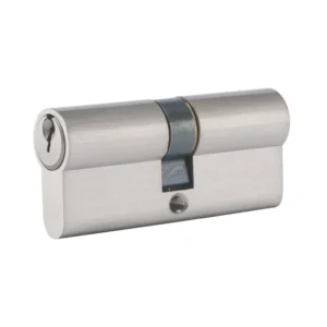 Brass 6 pin double lock cylinder with keys and SS bolt