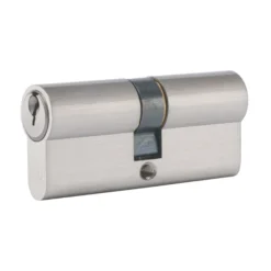 Brass 6 pin 100mm double lock cylinder with keys and SS bolt