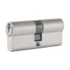 Brass 6 pin 60mm double lock cylinder with keys and SS bolt