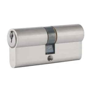 Brass 6 pin 80mm double lock cylinder with keys and SS bolt