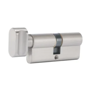 Brass euro bathroom cylinder with turn and emergency release