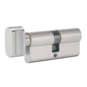 High-security brass 10 pin key and turn lock cylinder with 5 dimple keys for doors
