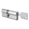 High-security brass 10 pin 70mm double lock cylinder for doors
