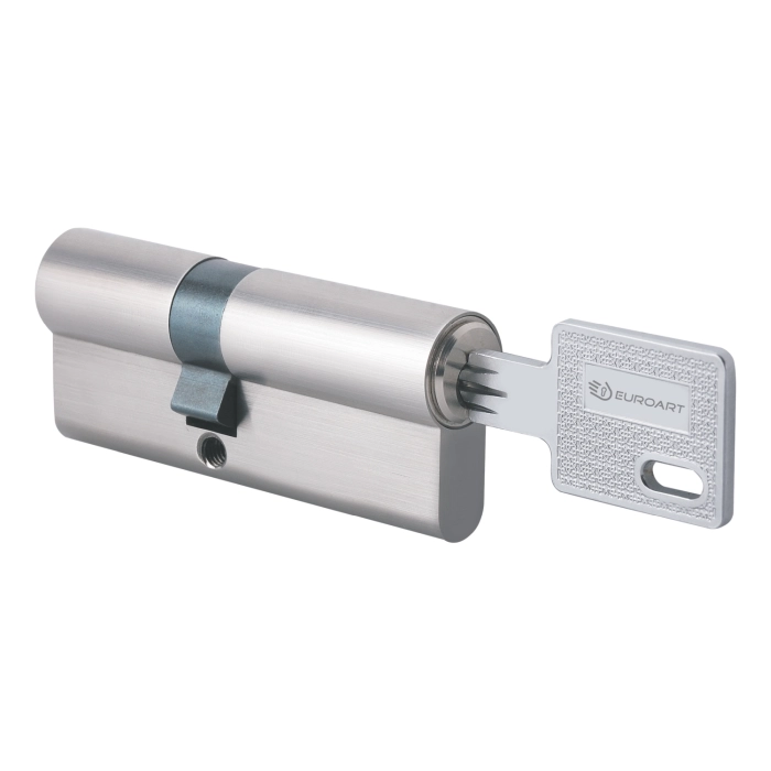 High-security brass 10 pin 70mm double lock cylinder for doors