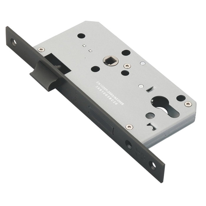 Stainless steel DIN Euro profile escape lock with 60mm backset
