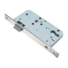 Stainless steel DIN Euro profile night latch with 60mm backset