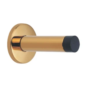 Stainless steel wall mounted door stop Polished Brass