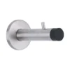 Stainless steel wall mounted door stop with clothes peg