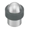 Stainless steel floor mounted door stop dome shaped for doors and furniture