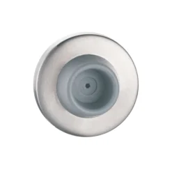 Solid stainless steel wall mounted door stop with SS screw