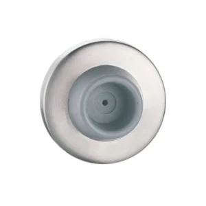 Solid stainless steel wall mounted door stop with SS screw