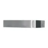 Solid stainless steel wall mounted square door stop