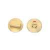 Round stainless steel bathroom privacy thumbturn with indicator