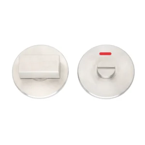 Stainless steel round thumbturn with indicator for doors and furniture