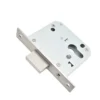 Stainless steel DIN flat deadlock for doors