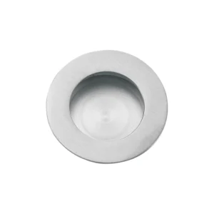 Stainless steel circular flush pull handle