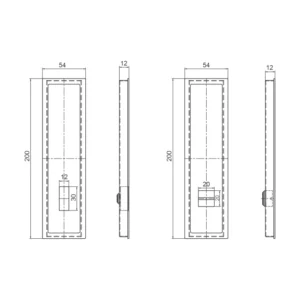 Stainless steel flush pull with integrated bathroom thumb turn