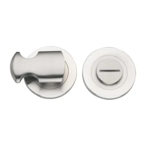 Stainless steel threaded thumbturn without indicator for doors and furniture