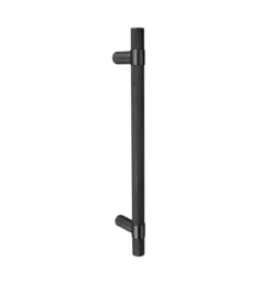 brass door pull knurled handle