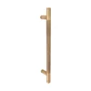 knurled brass door pull handle with premium grip for modern main doors