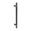 knurled brass door pull handle with premium grip for modern main doors