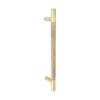knurled brass door pull handle with premium grip for modern main doors