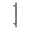knurled brass door pull handle with premium grip for modern main doors