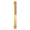 brass ripple door pull handle for home doors, office doors and interior doors, premium hardware