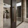 brass door pull handle for home doors