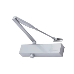 EuroArt overhead door closer with backcheck for controlled opening and smooth closing of commercial and residential doors