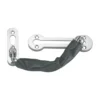 stainless steel door chain with leather cover for home and apartment door safety