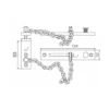 stainless steel door chain safety catch restrictor for home and apartment doors