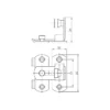 sliding security door guard lock for outdoor and home doors