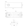 EuroArt floor spring with hold open function without cover plate for glass and wooden doors