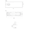 EuroArt adjustable floor spring with hold open function for glass and wooden doors