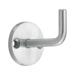 stainless steel hat and coat hook with rose for wall mounted use