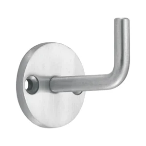 stainless steel hat and coat hook with rose for wall mounted use