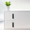Zamac Roland flush pull cabinet handle modern furniture handle for wardrobe cabinets