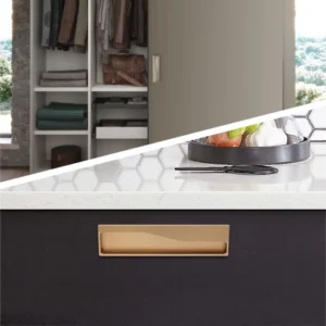 Aluminium Wings flush pull cabinet handle modern furniture handle for wardrobe cabinets