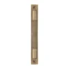 Brass Matrix on Plate cabinet handle modern furniture handle for kitchen and wardrobe cabinets