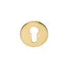 Brass Euro Profile Escutcheons Round Rose