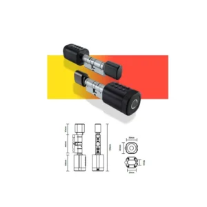 EuroArt smart digital door lock fingerprint anti theft security lock