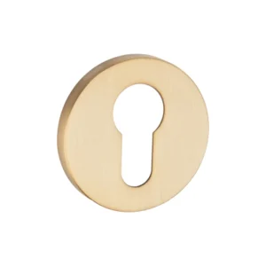 EuroArt brass round euro profile cylinder escutcheon 50mm door keyhole cover