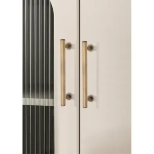 Brass Hexara cabinet handle modern furniture handle for kitchen and wardrobe cabinets