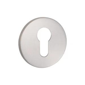 EuroArt zamak round euro profile escutcheon 50mm diameter door keyhole cover