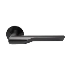 EuroArt Stainless Steel Lever Handle with Escutcheons 137mm