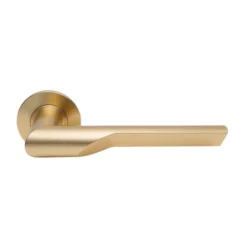 Alternative view of EuroArt Stainless Steel Lever Handle with Escutcheons 137mm