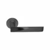 Stainless Steel Lever Handle on Round Rose