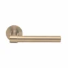 Stainless Steel Lever Handle on Round Rose